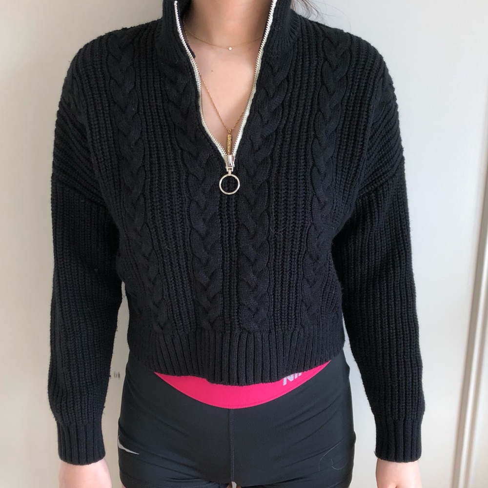 Black sweater